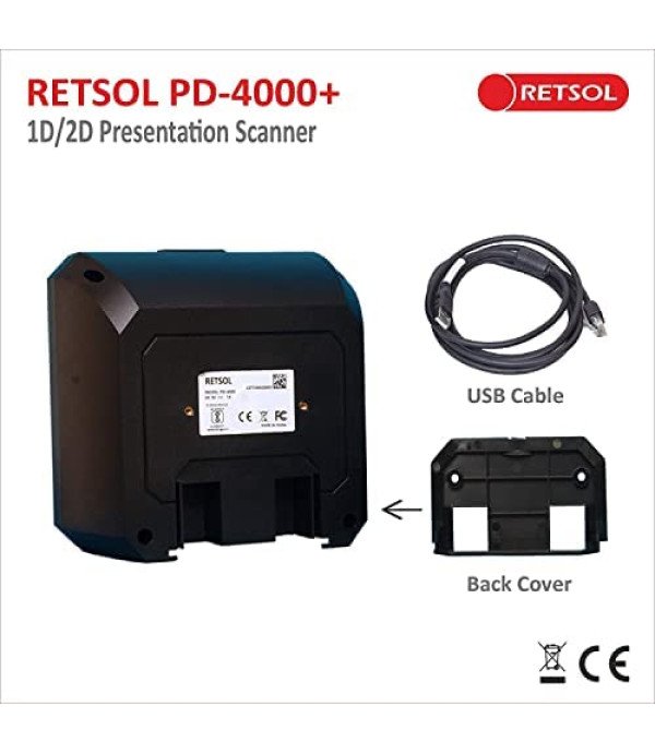 RETSOL 2D BARCODE SCANNER PD-4000+