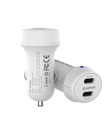 STUFFCOOL ATOM PLUS 2 TYPE C 45W CAR CHARGER