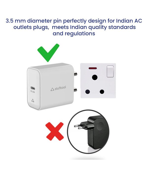 STUFFCOOL CHARGE IT SINGLE PORT EC C-PD20W WITHCTOL