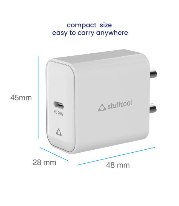 STUFFCOOL CHARGE IT SINGLE PORT EC C-PD20W WITHCTOL