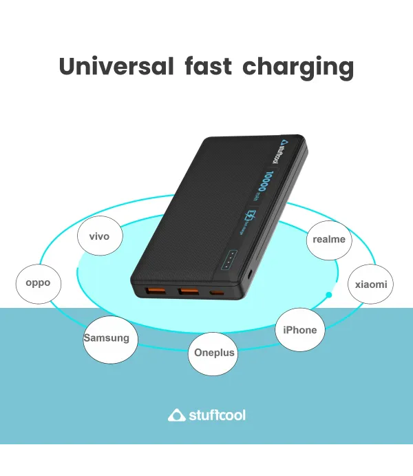 STUFFCOOL POWERBANK MAJOR 22.5W 10000MAH PBMAJOR10BLK