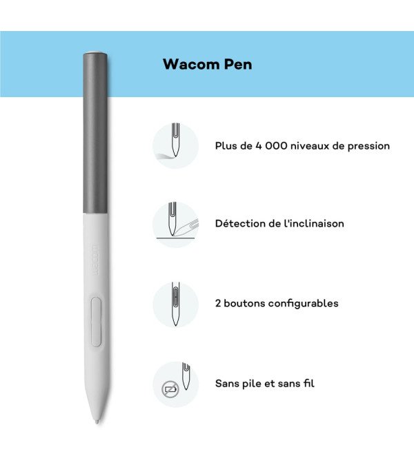 WACOM ONE PEN TABLET SMALL STANDARD CTC6110WLWOC