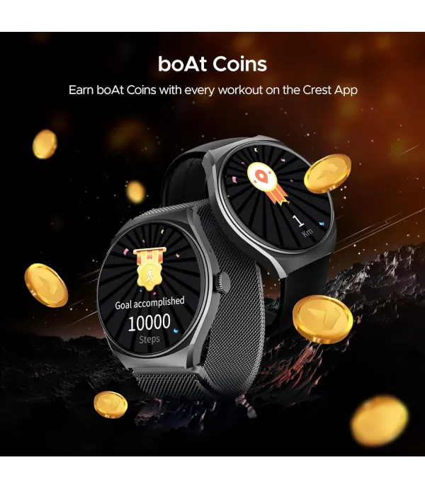 BOAT WATCH LUNAR COMET ACTIVE BLACK