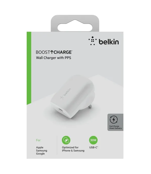 BELKIN ADAPTOR 30W USB WCA005ZBWH