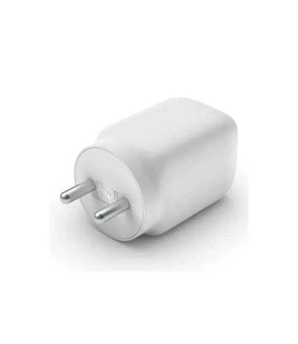 BELKIN ADAPTOR 65W DUAL USBC GAN WCH013ZBWH