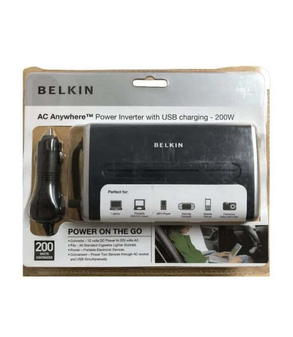 BELKIN CAR POWER INVERTER 200W