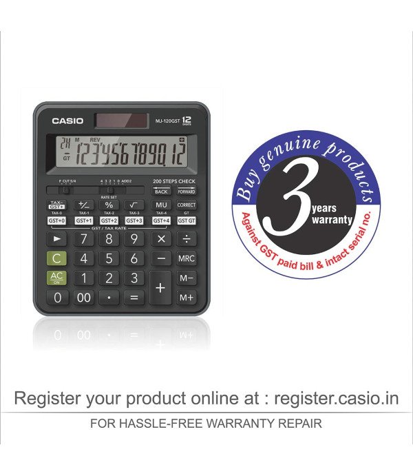 CASIO CALCULATOR MJ-120GST