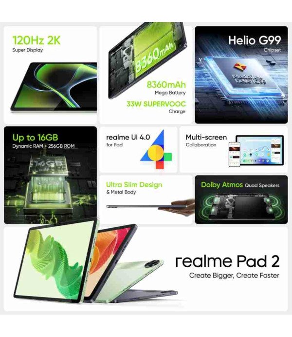 REALME PAD 2 8GB/256GB GREY