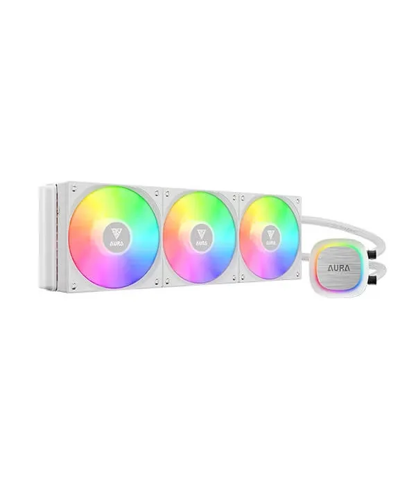 GAMDIAS AURA GL 360 V2 ARGB LIQUID COOLER (WHITE)