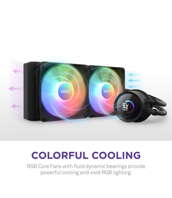 NZXT COOLER KRAKEN 280 RGB 280MM BLACK