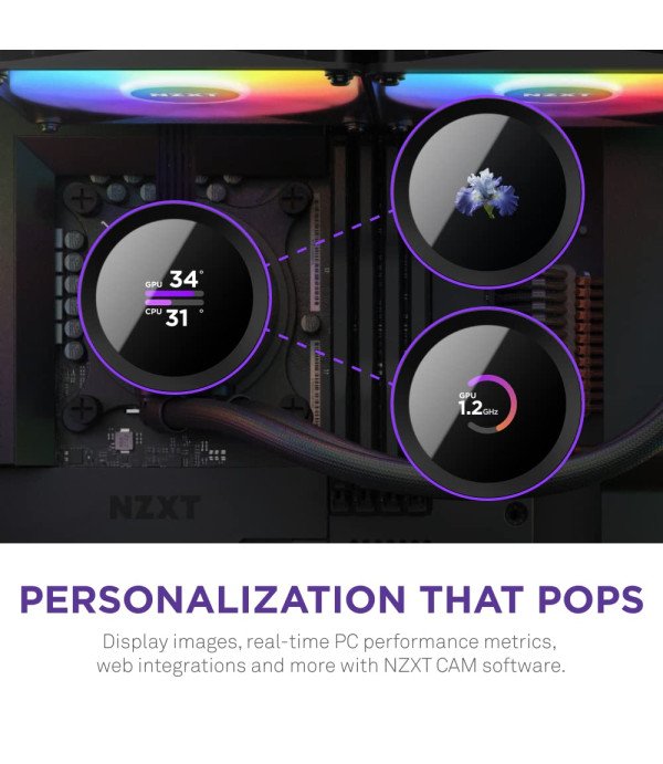 NZXT COOLER KRAKEN 360 RGB 360MM BLACK