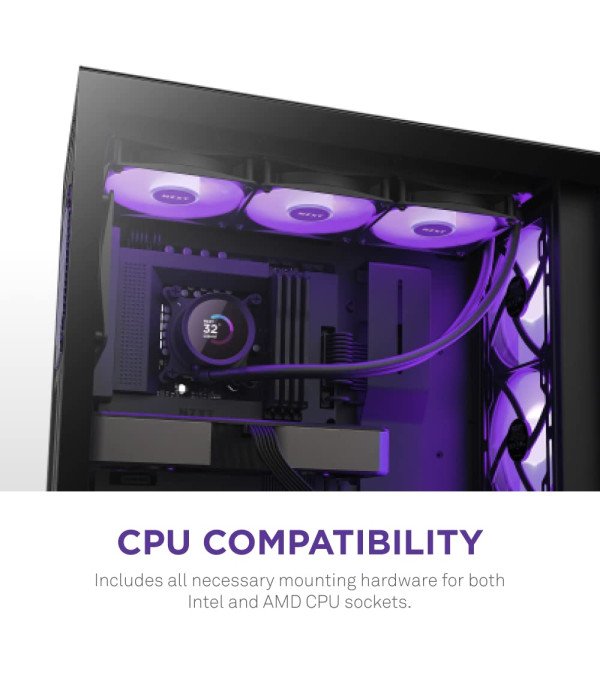 NZXT COOLER KRAKEN 360 RGB 360MM BLACK