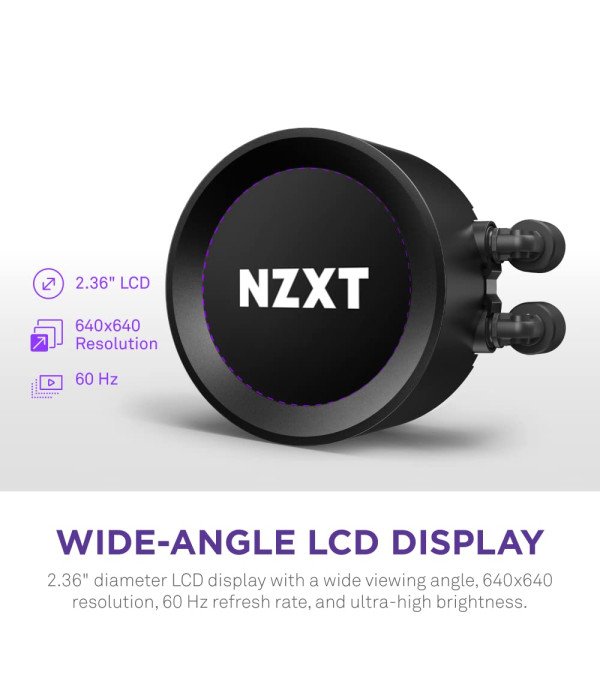 NZXT COOLER KRAKEN 360 RGB 360MM RGB CONTROL AND RGB HUBS - BLACK