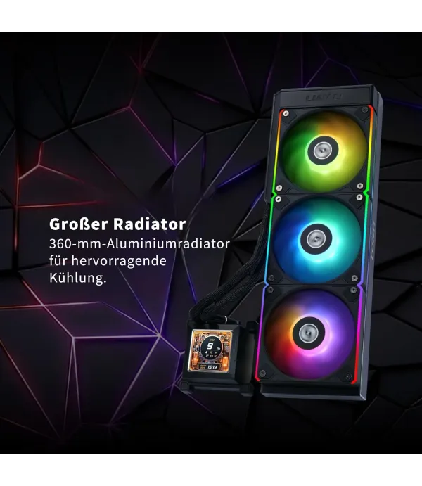 LIAN LI HYDROSHIFT LCD 360R BLACK