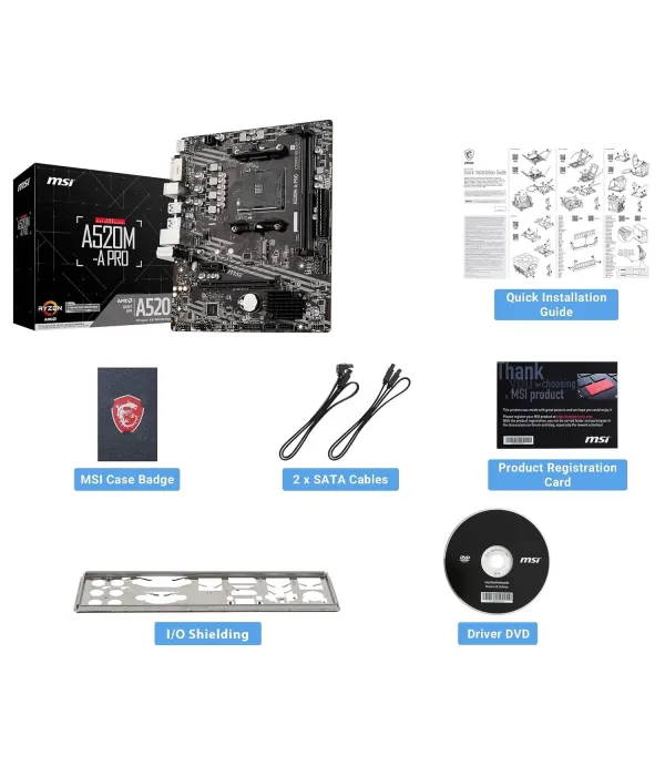 MSI MOTHERBOARD A520M-A PRO