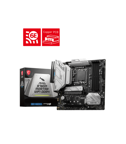 MSI MOTHERBOARD MAG B760M MORTAR WIFI DDR4