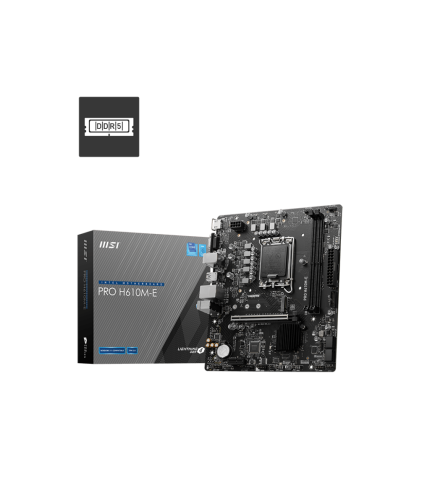 MSI MOTHERBOARD PRO H610M-E DDR5