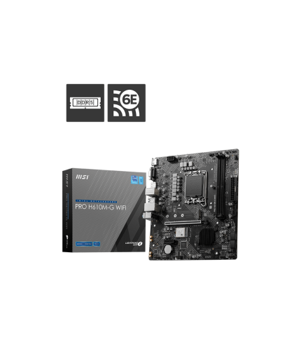 MSI MOTHERBOARD PRO H610M-G WIFI DDR4