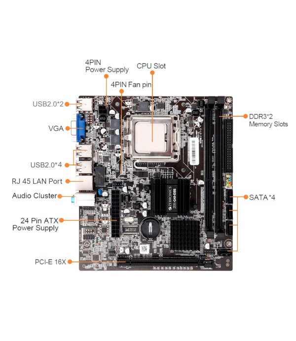 ZEB MOTHERBOARD G41 D3