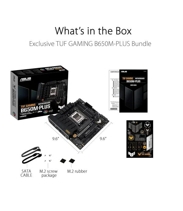 ASUS MOTHERBOARD TUF GAMING B650M-PLUS WIFI